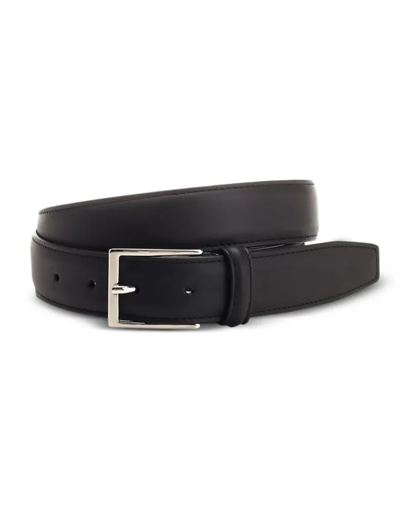 Al Duca D’Aosta 1902 leather belt - Schwarz Schwarz