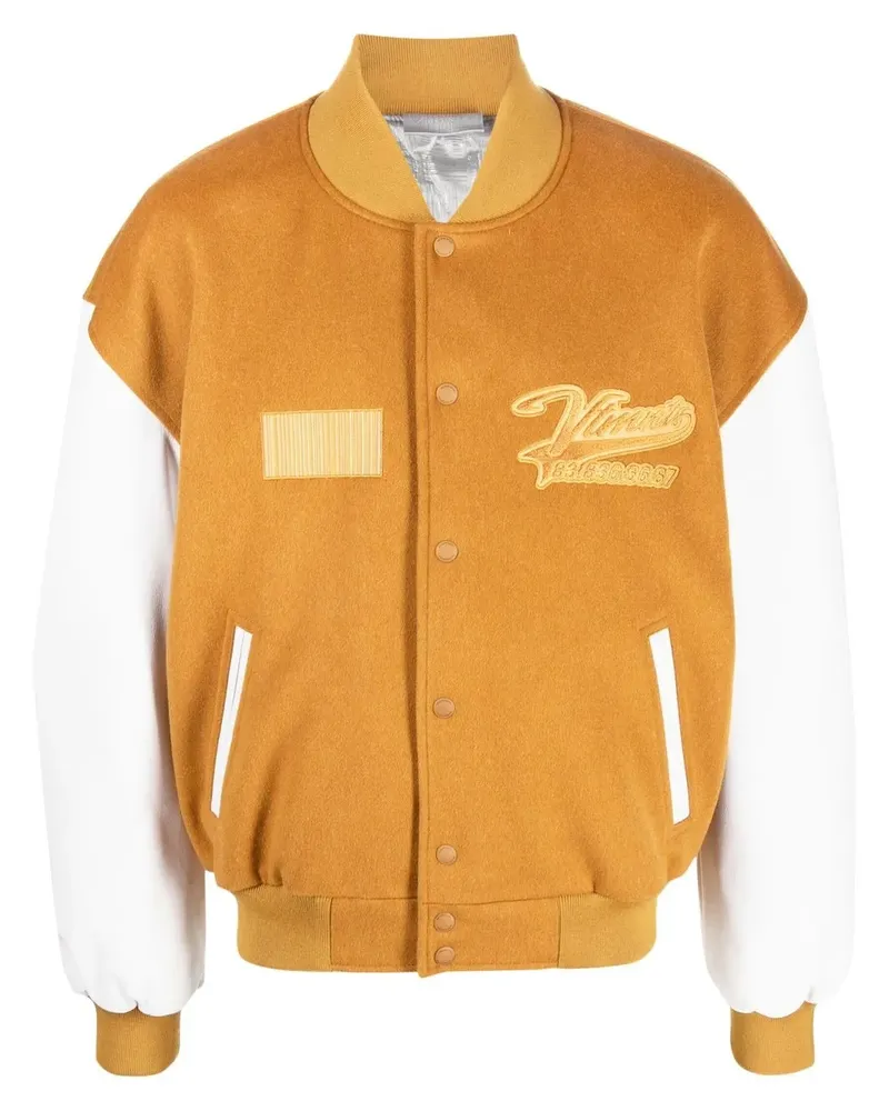 VTMNTS Bomberjacke im College-Look - Gelb Gelb