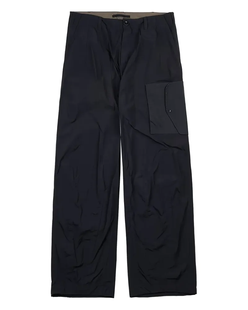 Ten c wide-leg cargo trousers - Schwarz Schwarz