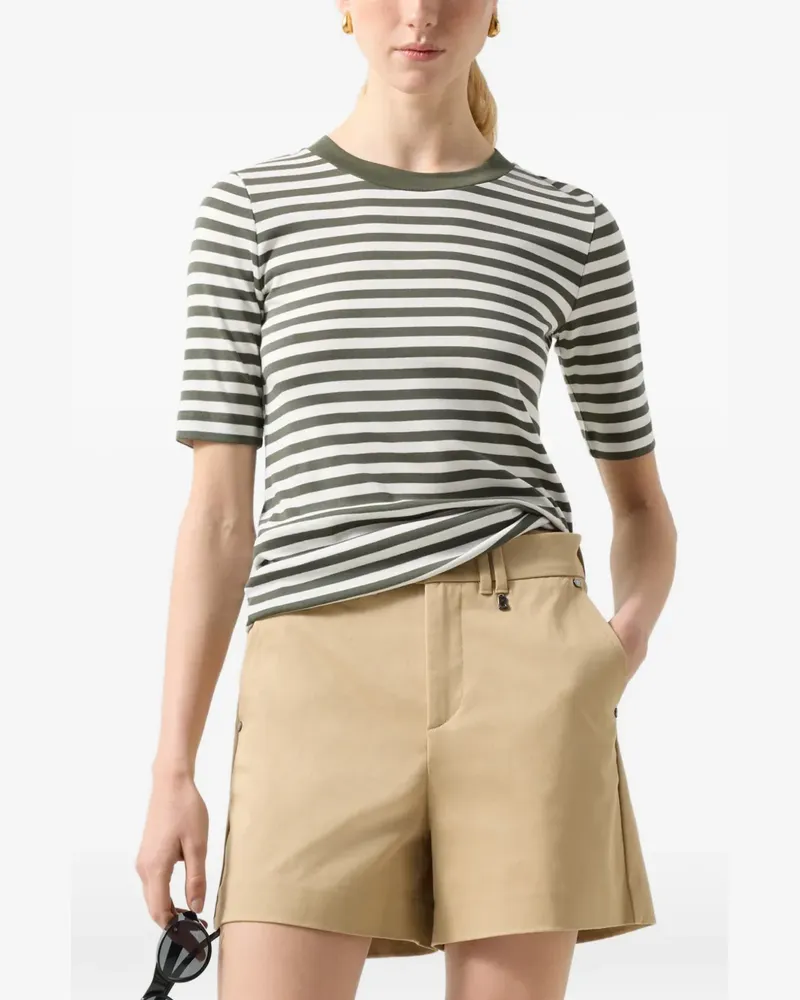 Bogner Gestreiftes Nikini T-Shirt - Grün Grün