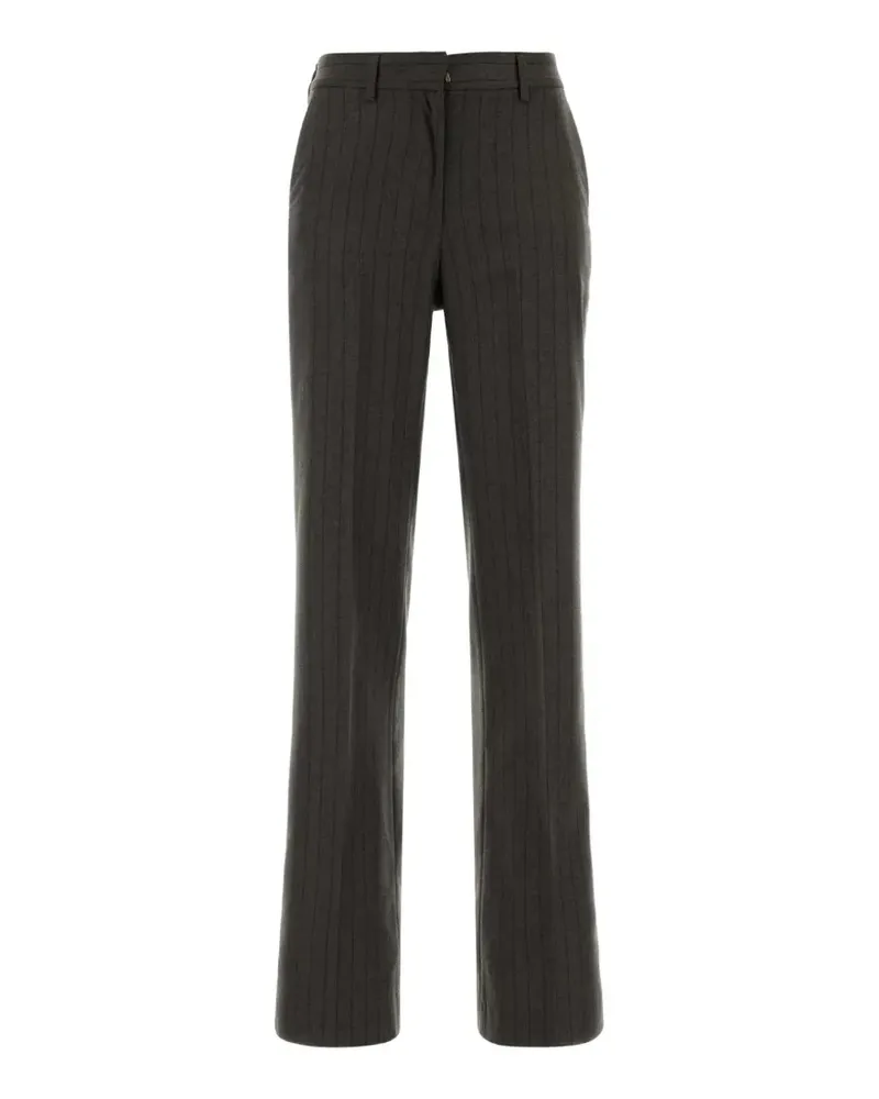 PT TORINO Jodie pinstripe wool trousers - Grau Grau