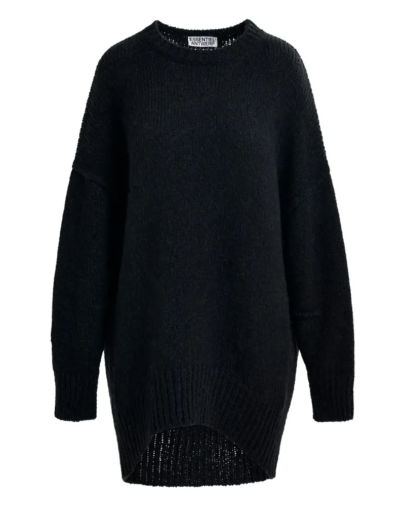 Essentiel Gerüschtes Ifly Minikleid - Schwarz Schwarz