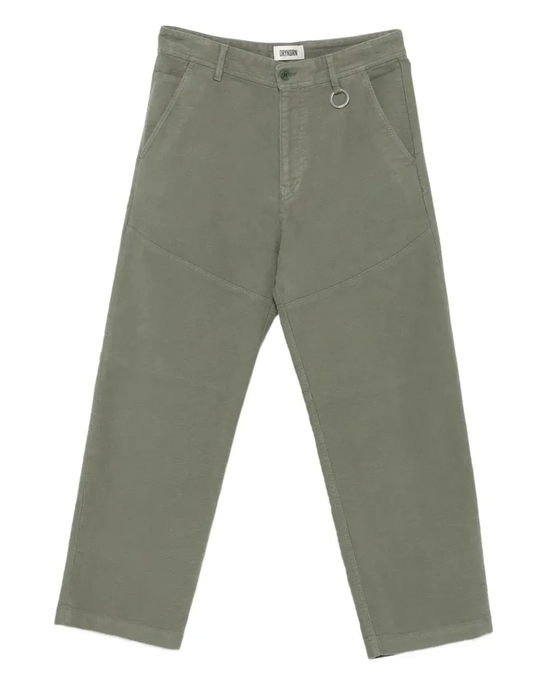 Drykorn Yogga ring-detail trousers - Grün Grün