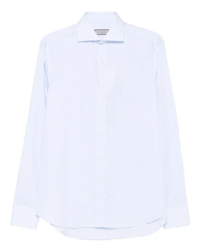 Canali Langärmeliges Hemd - Blau Blau