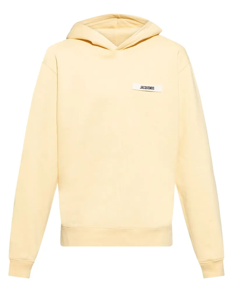 Jacquemus Gros Grain Hoodie - Gelb Gelb