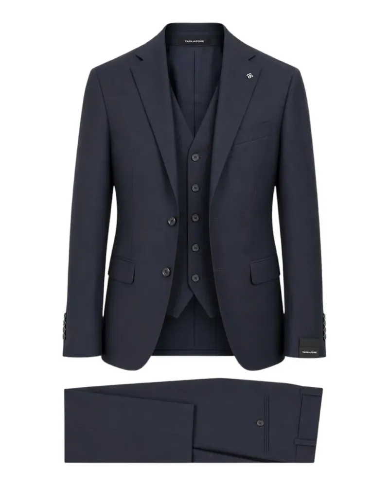 Tagliatore single-breasted three-piece suit - Blau Blau