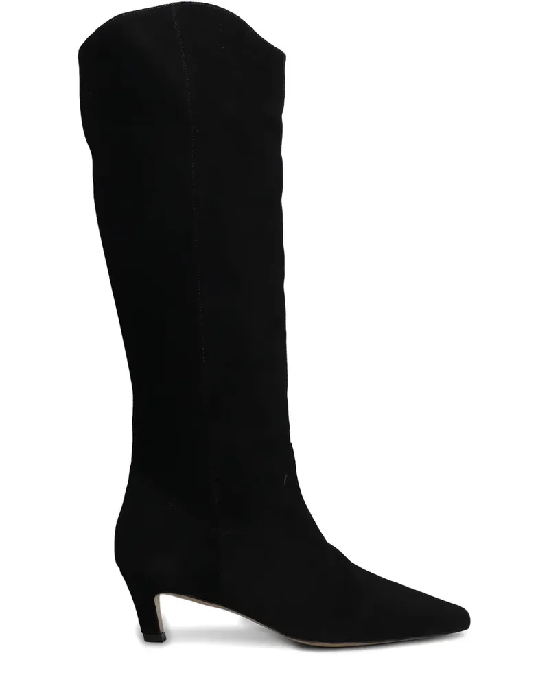 Bibi Lou Stiefel mit spitzer Kappe 50mm - Schwarz Schwarz