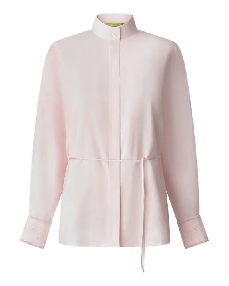 Shanghai Tang Bluse aus Seide - Rosa Rosa