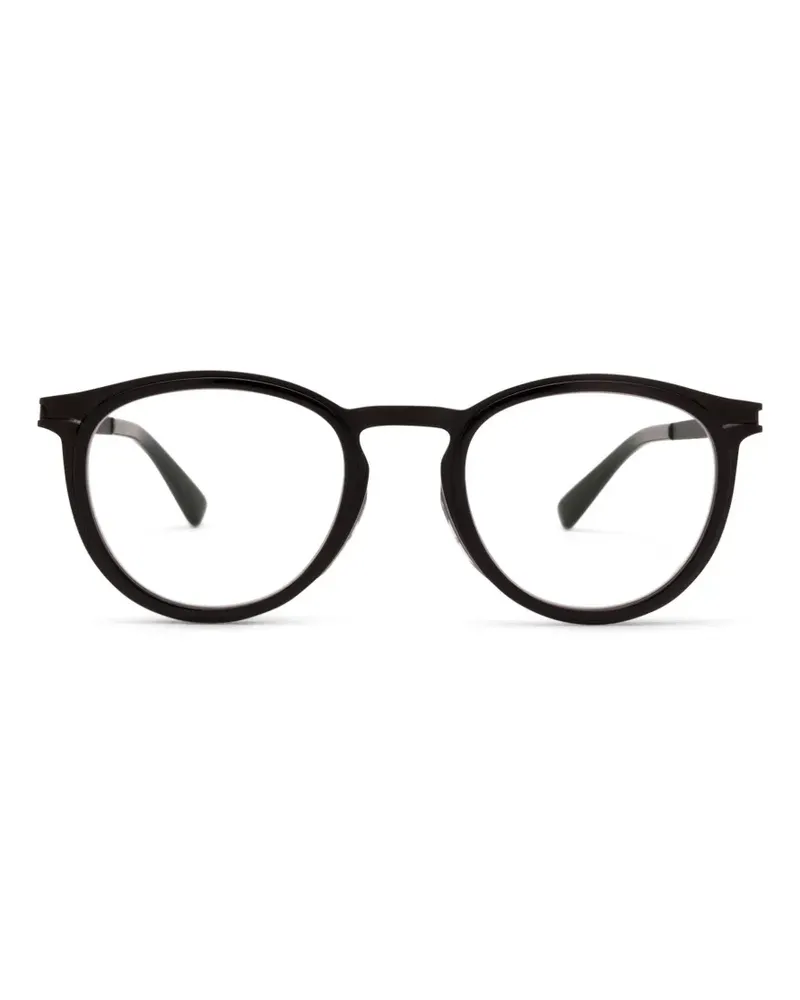 Mykita Runde Siwa Brille - Schwarz Schwarz