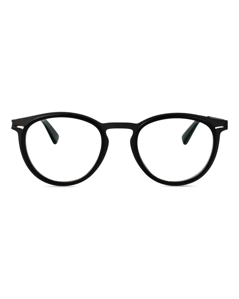 Mykita Runde Siwa Brille - Schwarz Schwarz