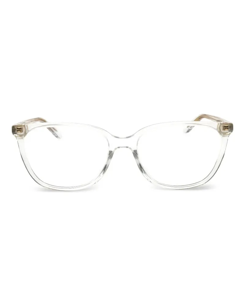 Michael Kors Santa Clara Brille mit ovalem Gestell - Weiß Weiß