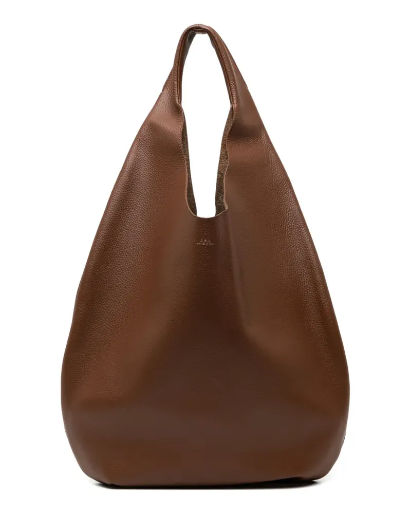 A.P.C. Le Neige tote bag - Braun Braun