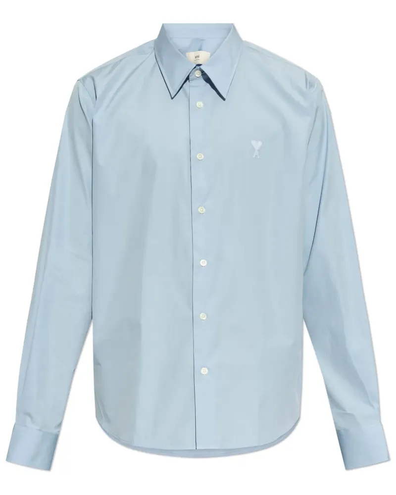 AMI Paris Klassisches Hemd - Blau Blau
