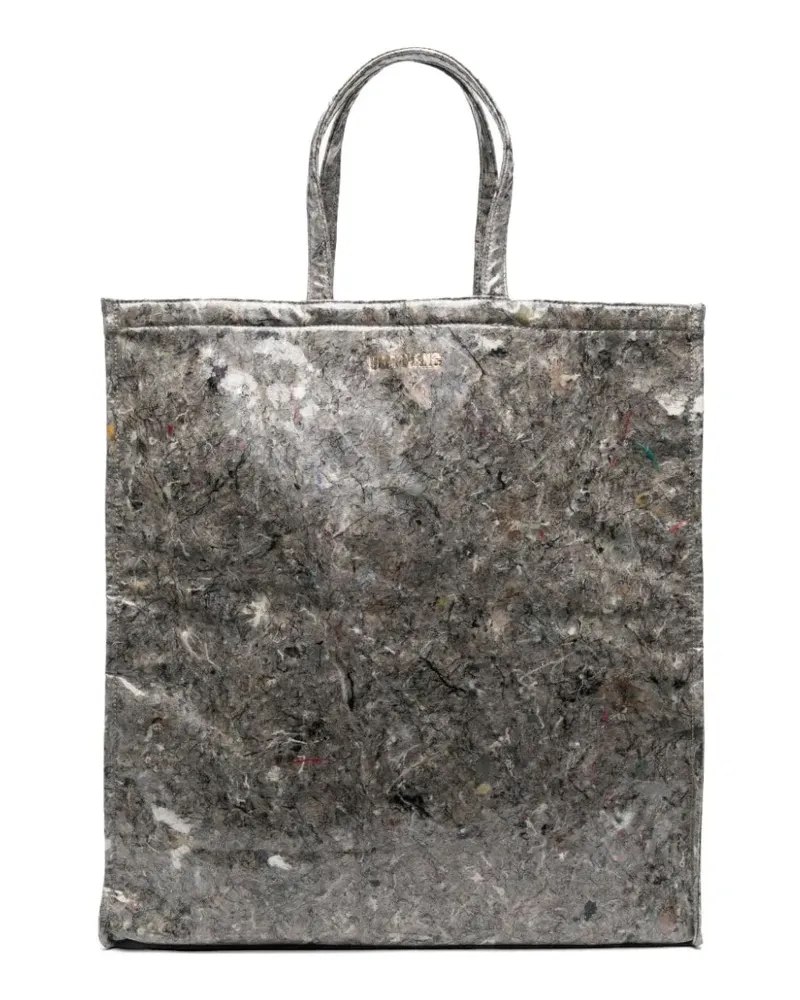 Uma Wang felted-texture tote bag - Grau Grau