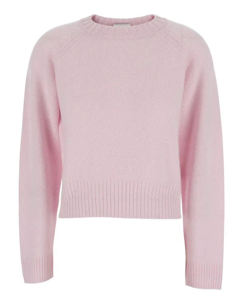ALLUDE Kaschmirpullover mit Rundhalsausschnitt - Rosa Rosa