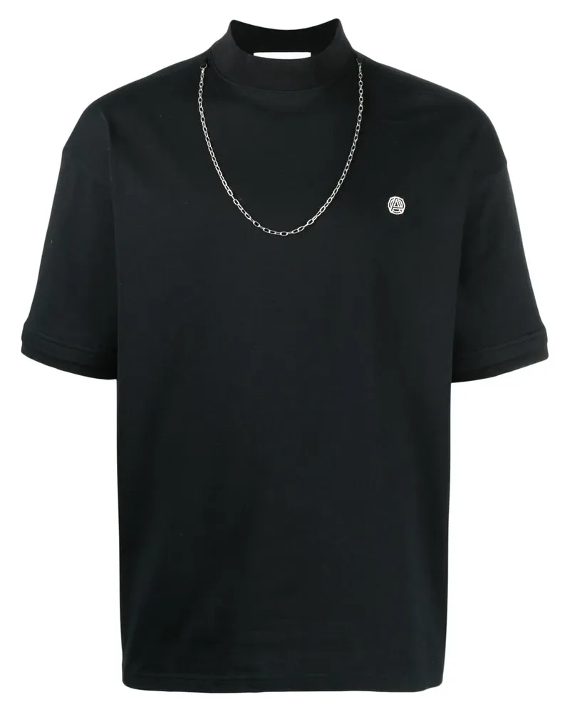 AMBUSH T-Shirt mit Zierkette - Schwarz Schwarz