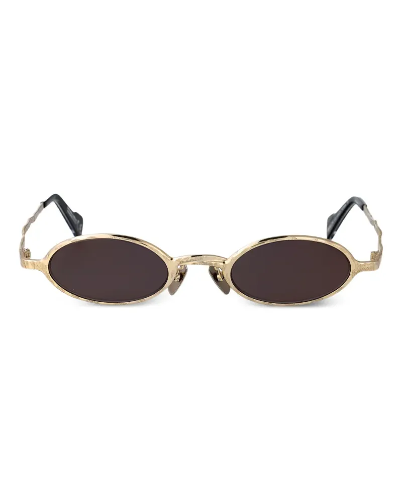 KUBORAUM Maske Z24 oval-frame sunglasses - Gold Gold