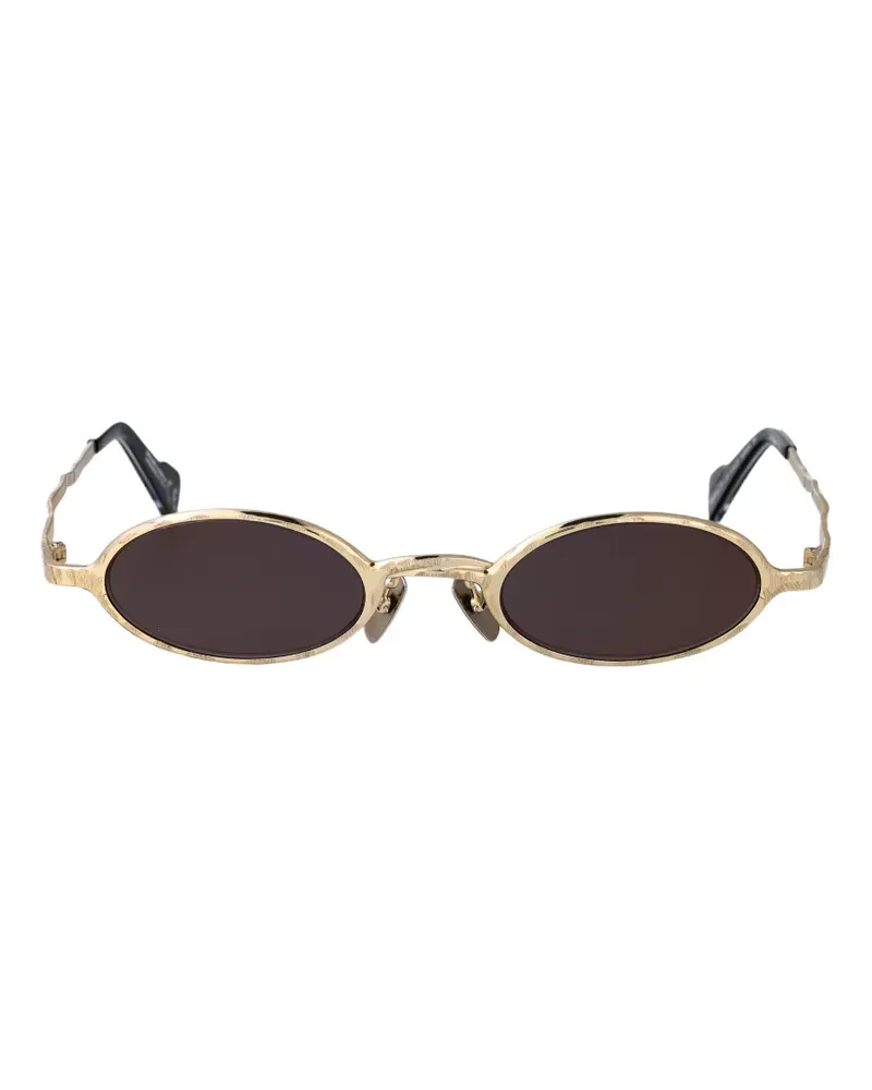 KUBORAUM Maske Z24 oval-frame sunglasses - Gold Gold