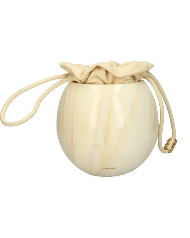 Cult Gaia Mona Beuteltasche mit Marmor-Kugel - Nude Nude