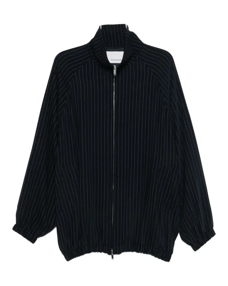 FRANKIE Shop Baxter pinstripe zip jacket - Blau Blau