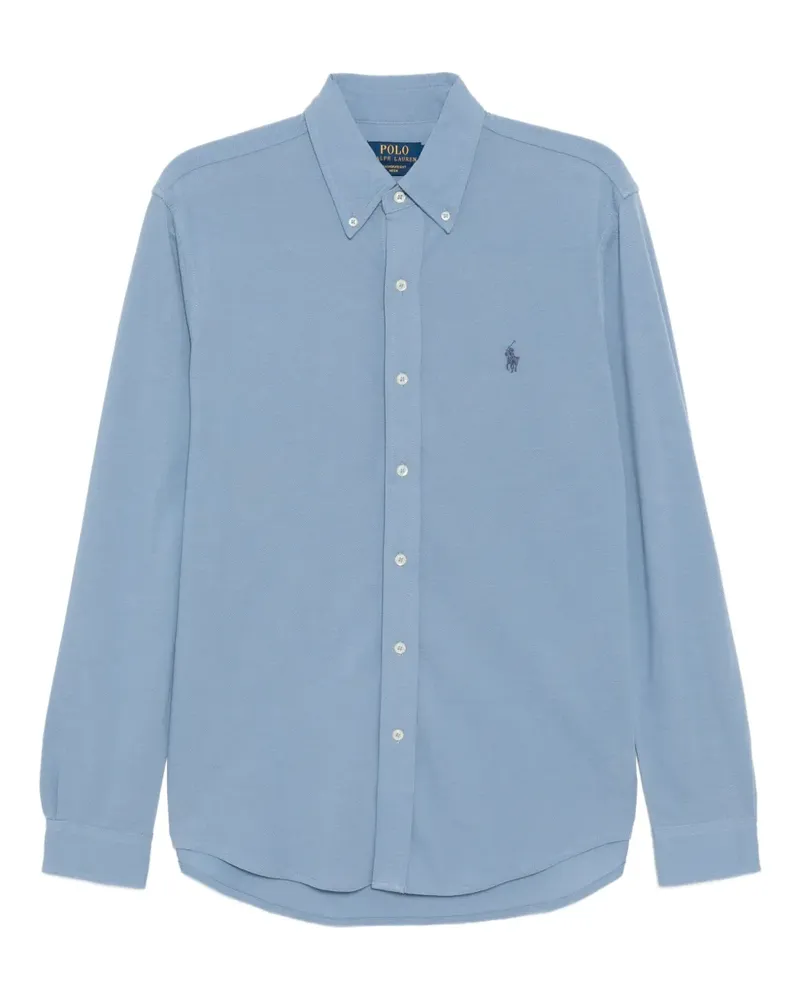 Ralph Lauren Hemd mit Logo-Stickerei - Blau Blau