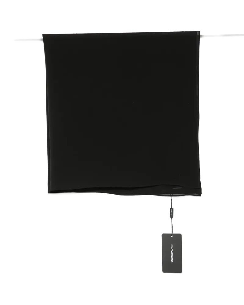 Dolce & Gabbana silk scarf - Schwarz Schwarz