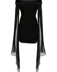 Givenchy Schulterfreies Kleid Schwarz