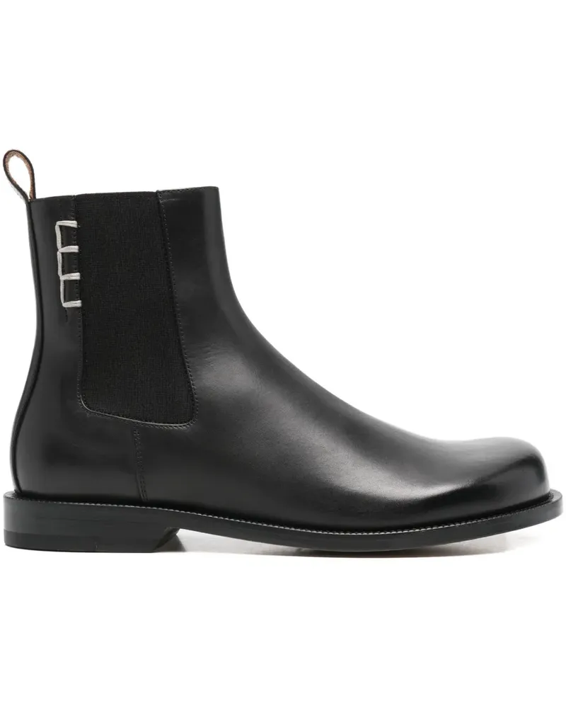J.W.Anderson Chelsea-Boots mit Ziernähten - Schwarz Schwarz