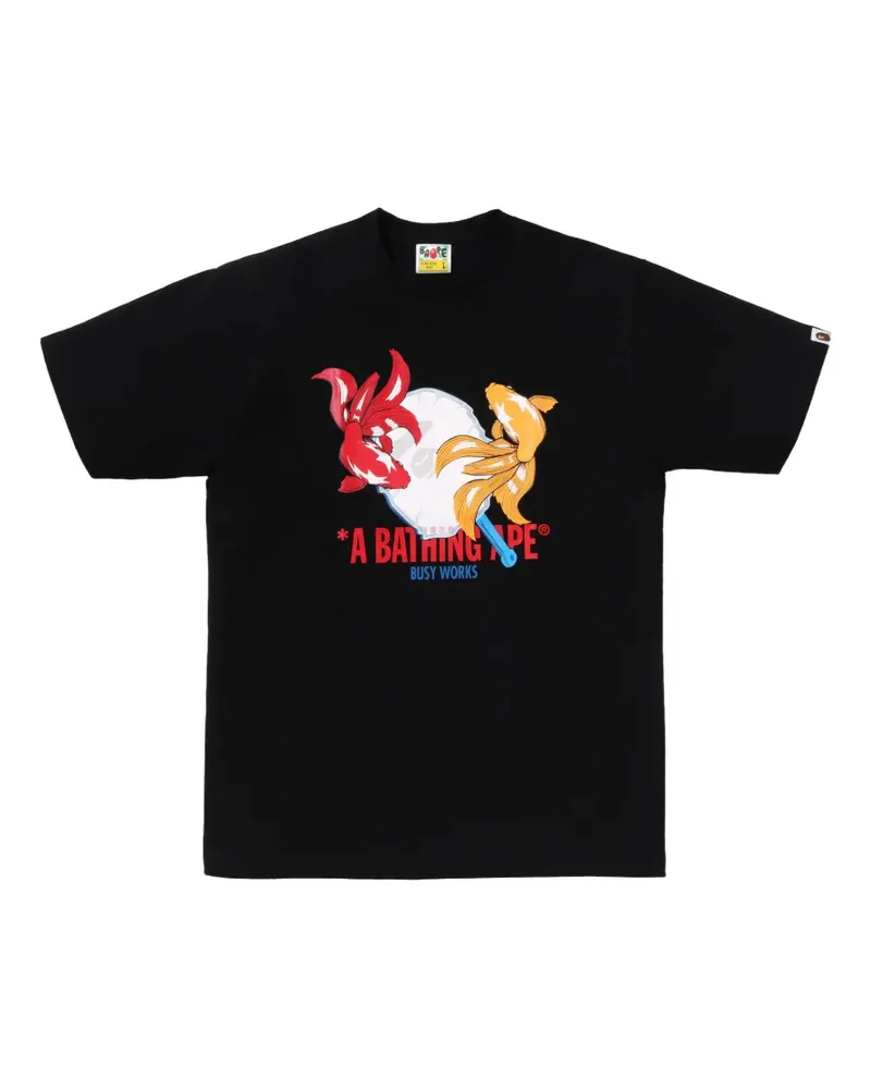 BAPE Goldfish Scooping T-Shirt - Schwarz Schwarz
