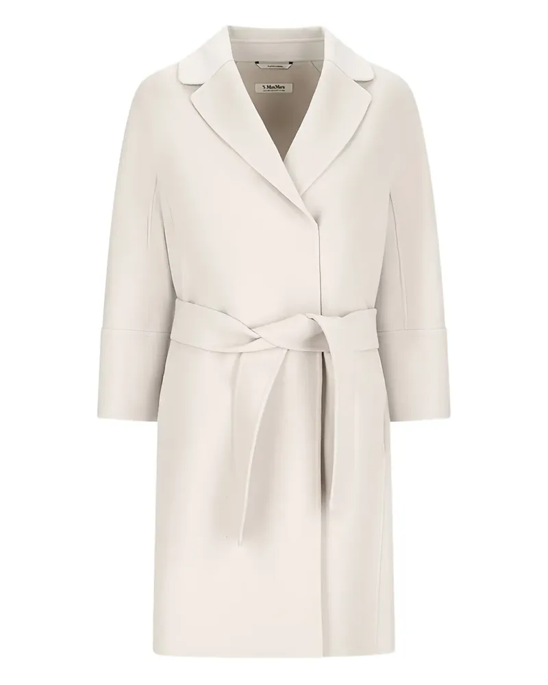 Max Mara Mantel mit Gürtel - Nude Nude