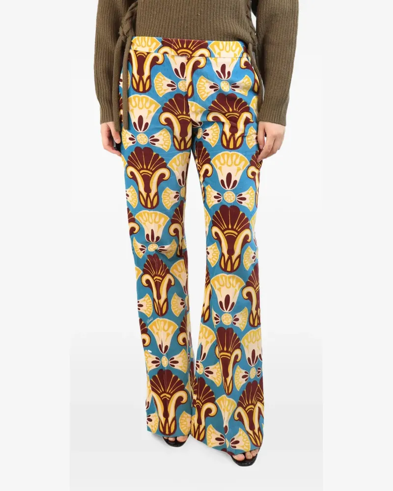La DoubleJ Saturday Night printed trousers - Blau Blau