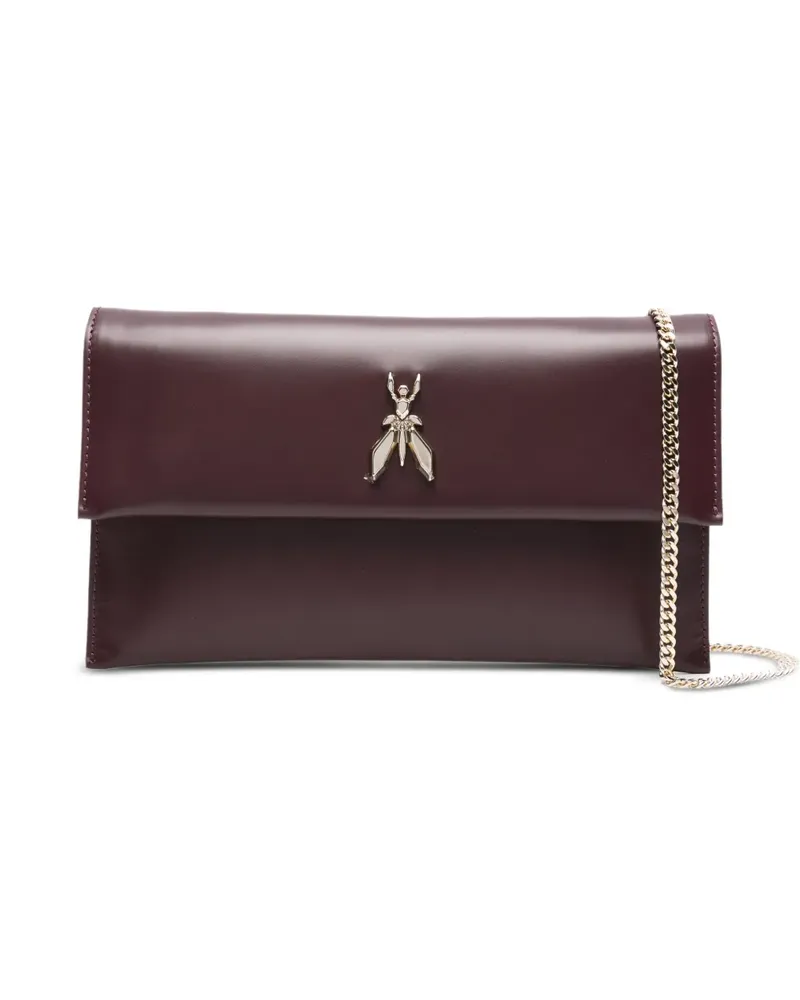 Patrizia Pepe Clutch mit Fly-Logo - Rot Rot