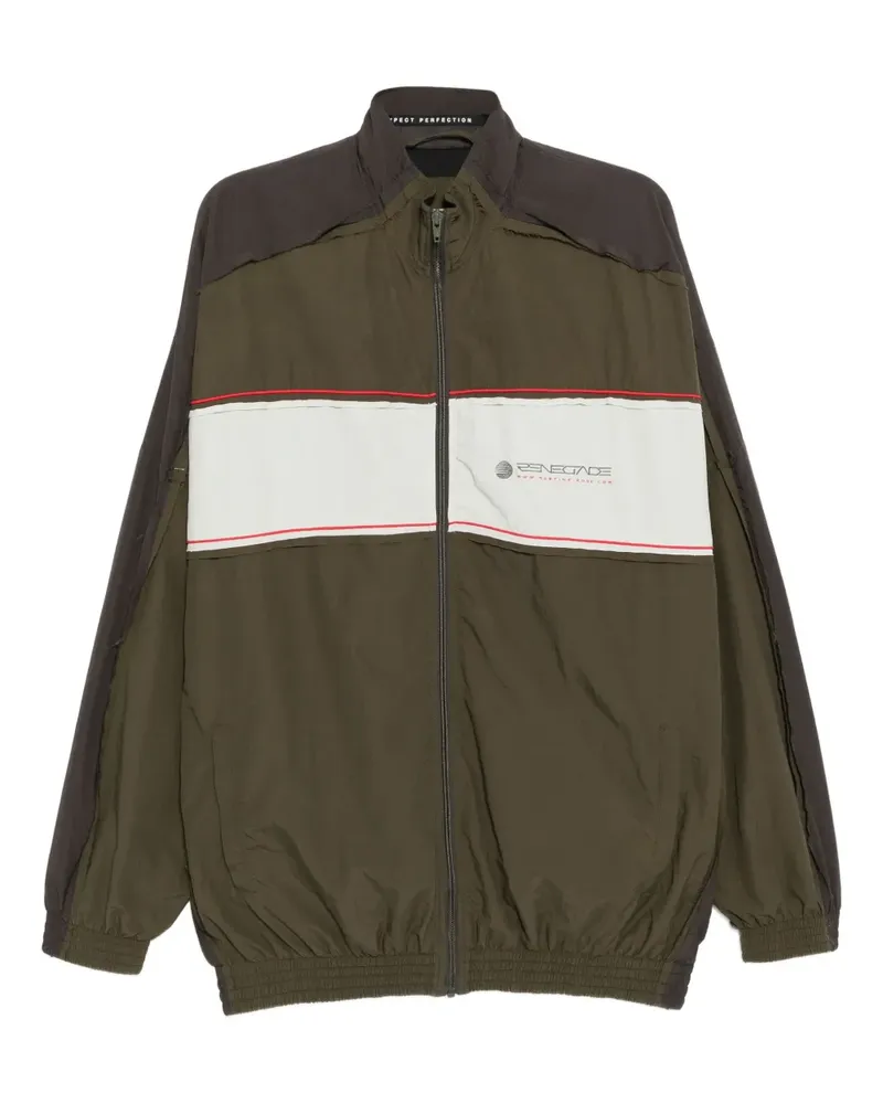 Martine Rose Jacke mit Logo-Print - Grün Grün