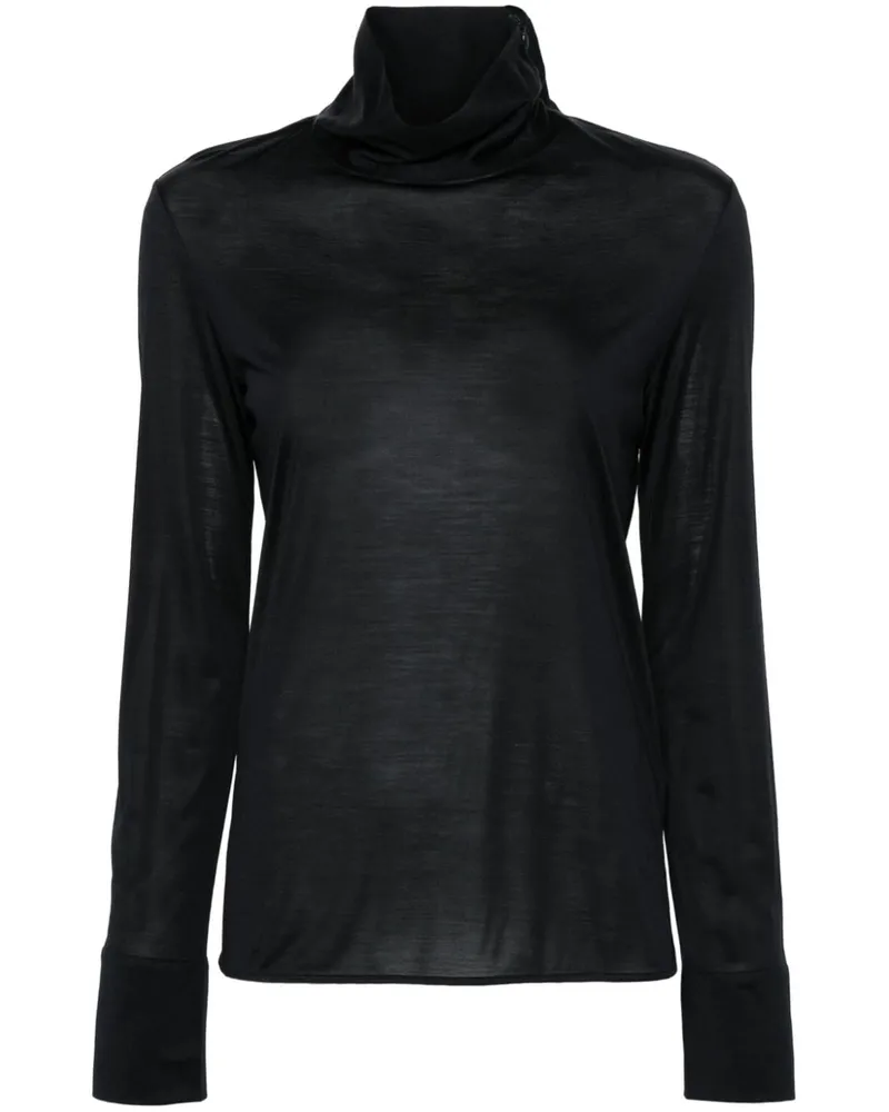 Fabiana Filippi T-Shirt aus Seiden-Jersey - Blau Blau