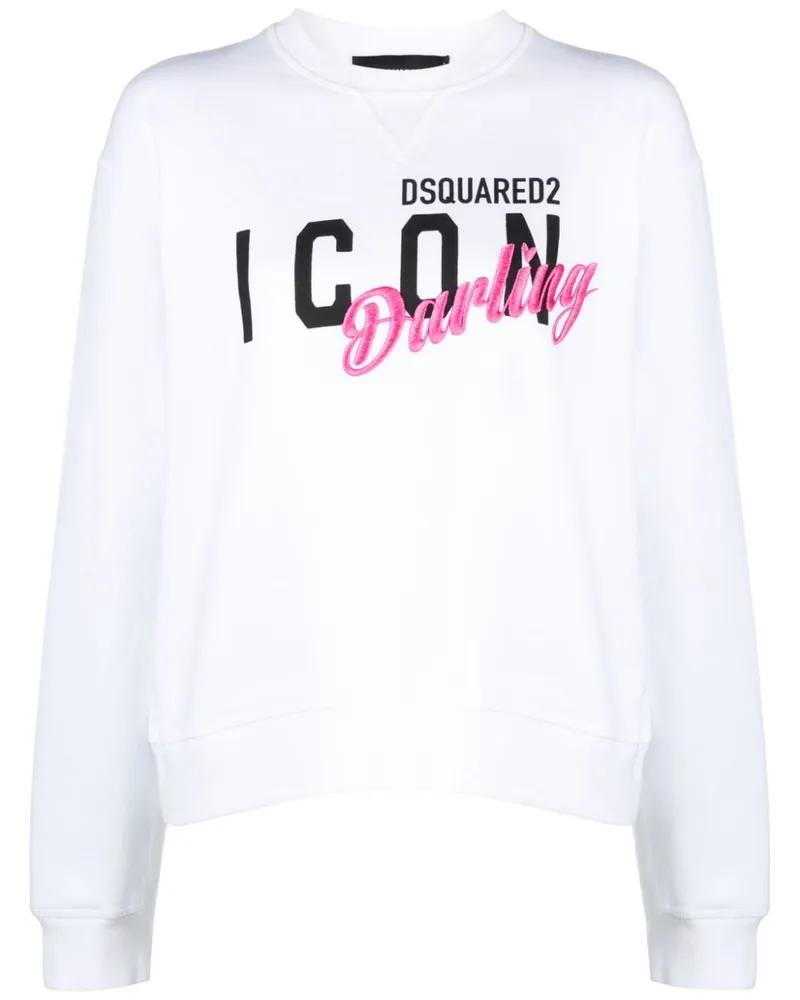 Dsquared2 Icon Darling Cool Sweatshirt Weiß