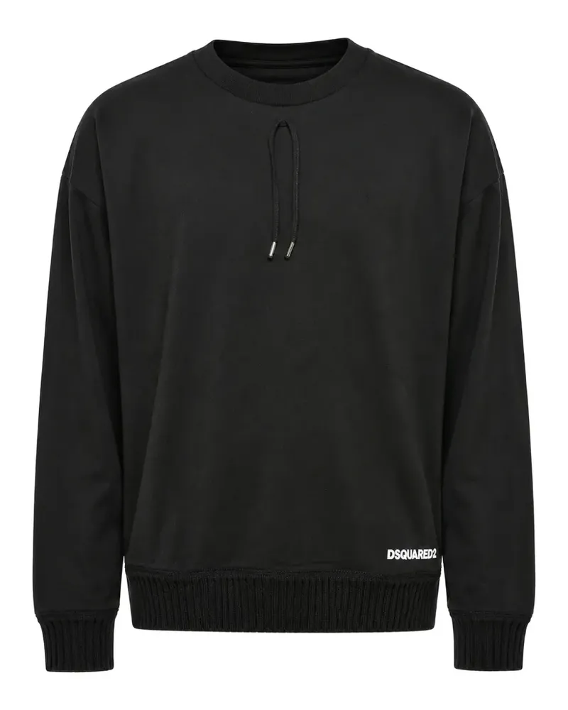 Dsquared2 Sweatshirt mit Logo-Print - Schwarz Schwarz