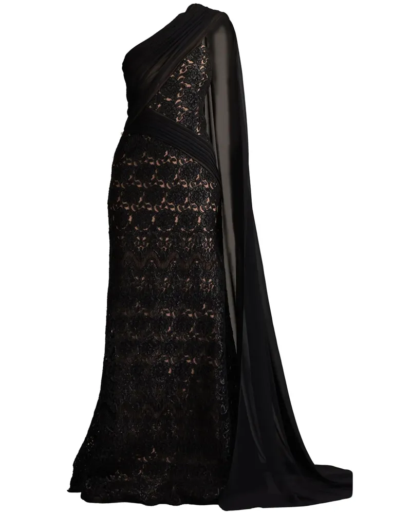 Tadashi Shoji Eamon Abendkleid - Schwarz Schwarz