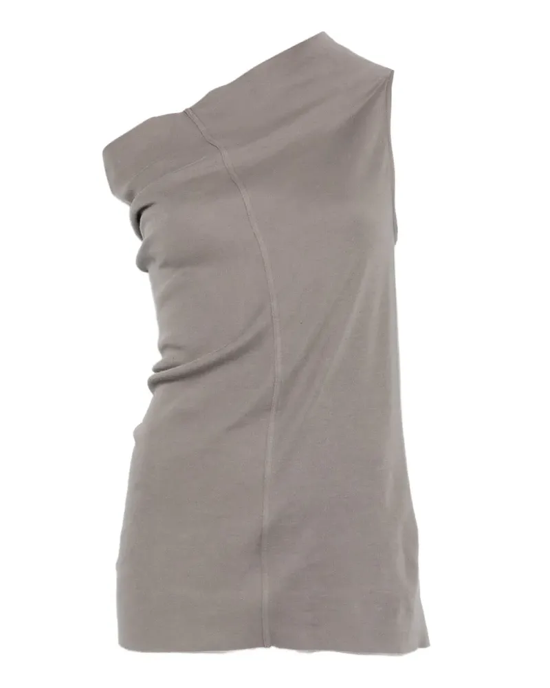 Rick Owens Asymmetrisches Top - Grau Grau