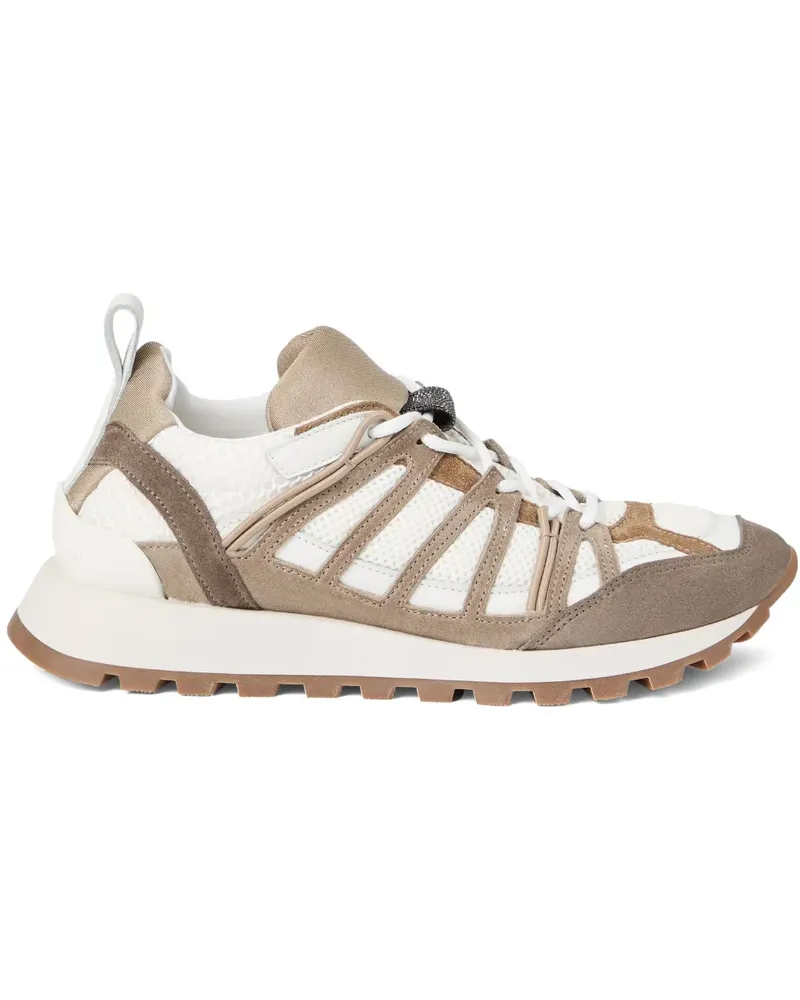 Brunello Cucinelli Sneakers mit Monili-Detail - Grau Grau