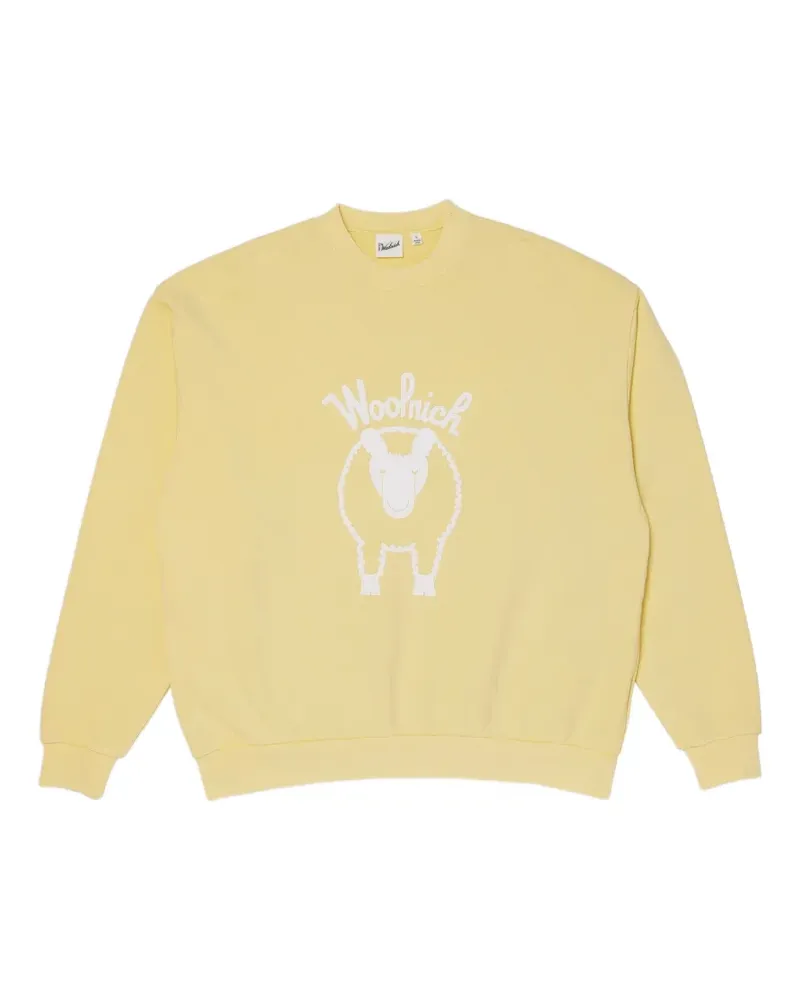 Woolrich Sweatshirt mit grafischem Print - Gelb Gelb