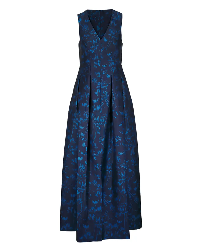 Sachin & Babi Brooke Maxikleid mit V-Ausschnitt - Blau Blau