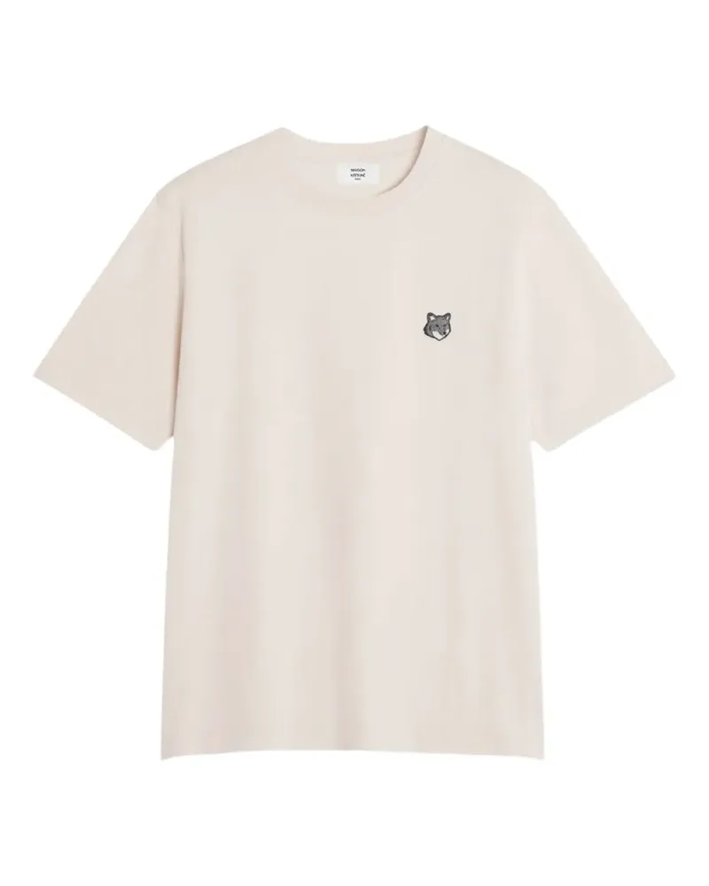 Kitsuné Fox Head patch T-shirt - Rosa Rosa