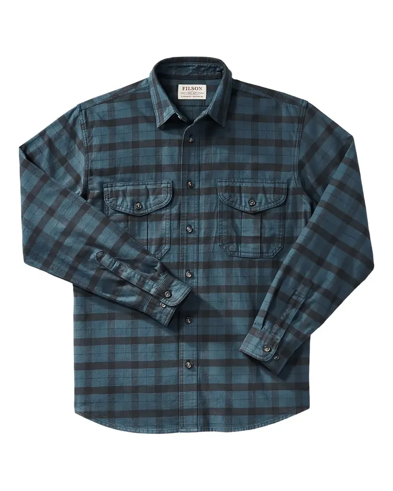 Filson Alaskan buttoned plaid shirt - Blau Blau