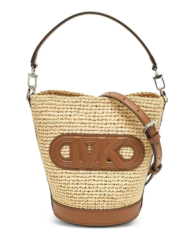 Michael Kors Kleine Townsend Beuteltasche mit Lederbesatz - Nude Nude