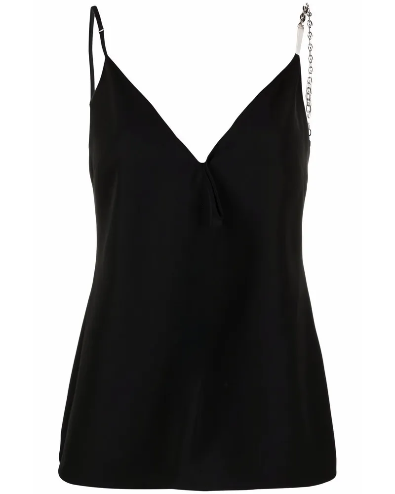 Givenchy Tank-Top mit Kettendetail - Schwarz Schwarz
