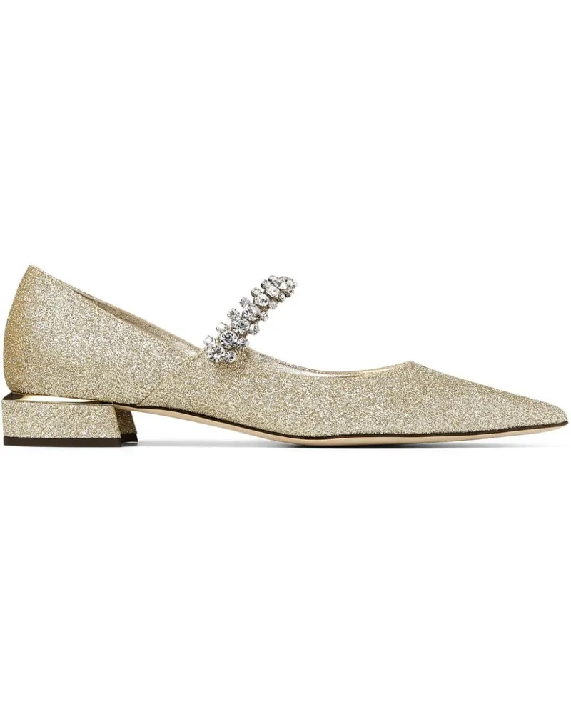 Jimmy Choo Bing Ballerinas 25mm - Gold Gold