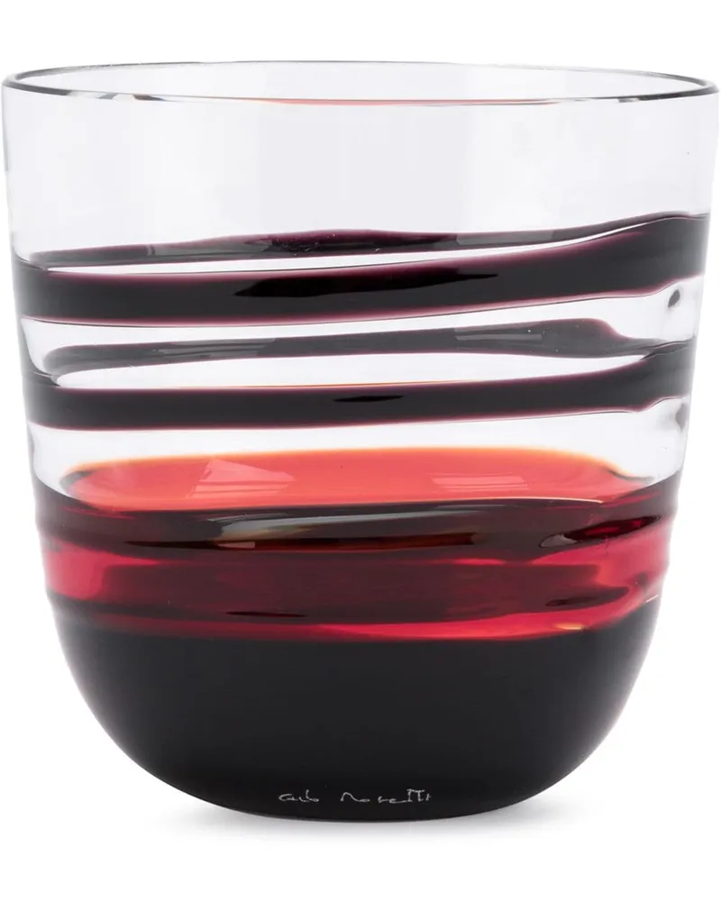 Carlo Moretti Gemustertes Glas - Blau Blau