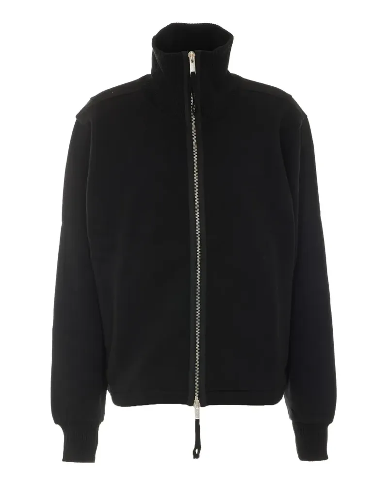 THOM KROM high-neck zip-up cardigan - Schwarz Schwarz