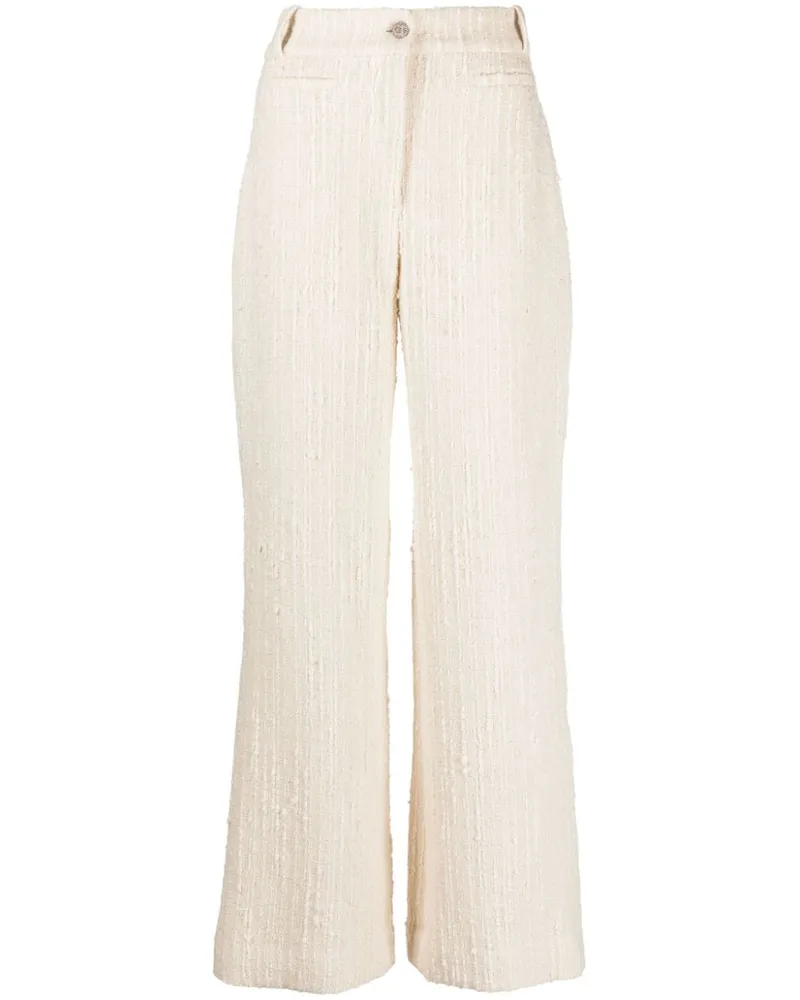 ba&sh Gerade Amour Hose aus Tweed - Nude Nude