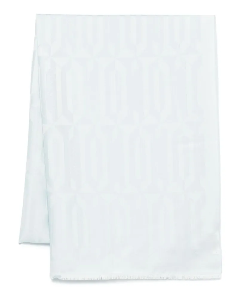 Lanvin Schal mit Monogramm - Blau Blau
